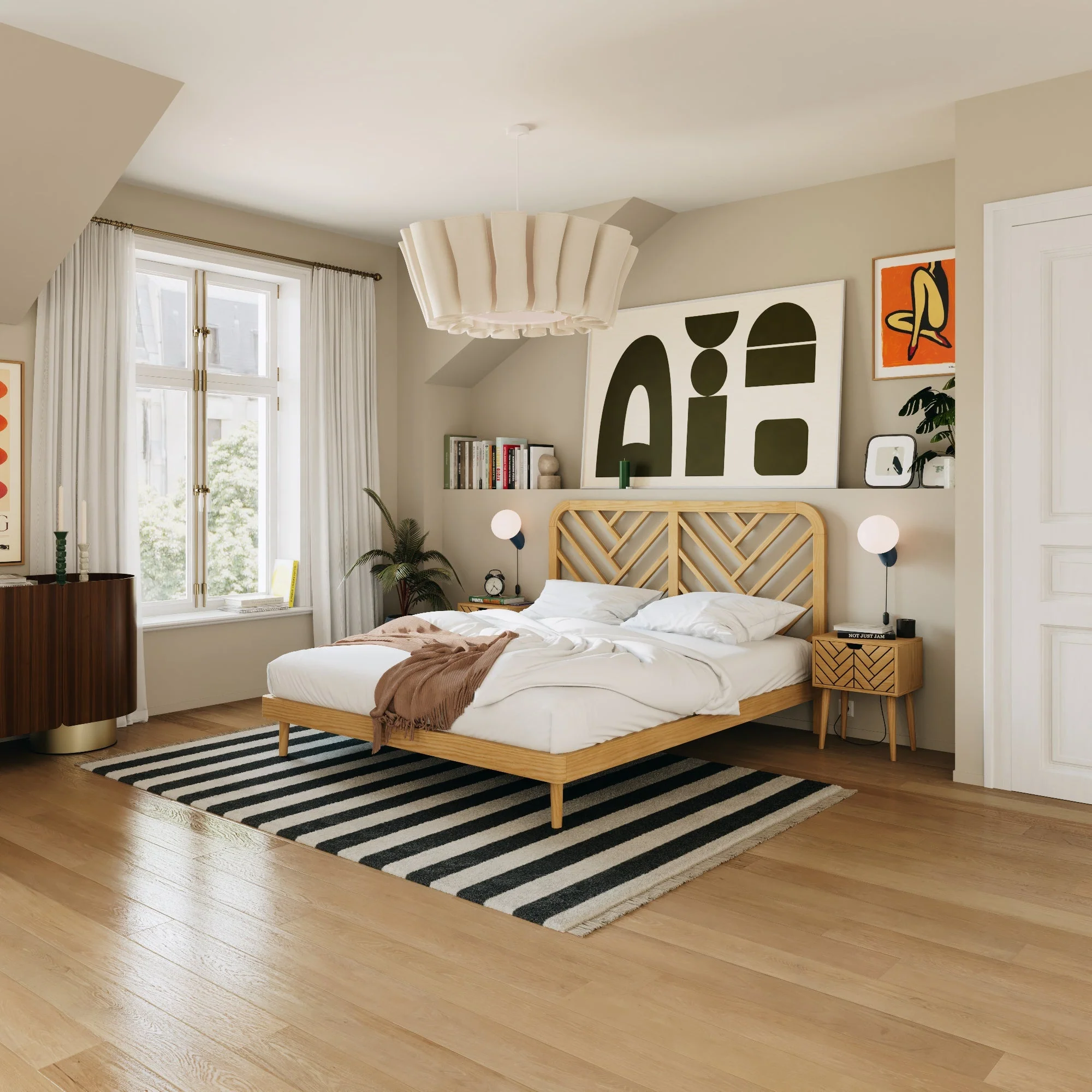 Cama de madera Ali - Image 6